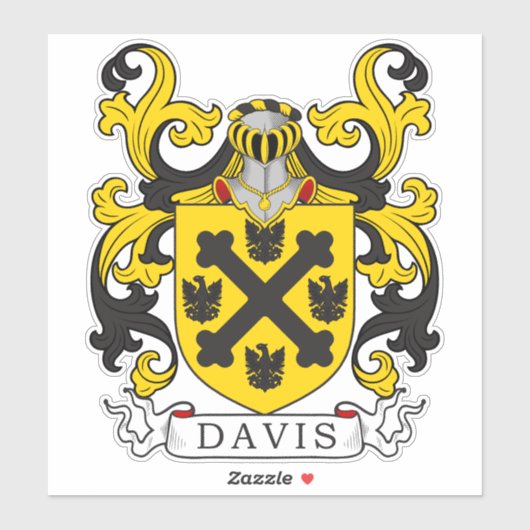 Sticker Davis Family Crest (Feuille)