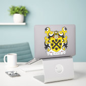Sticker Davis Family Crest (Ordinateur portable sur le bureau)