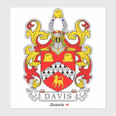 Sticker Davis Family Crest (Feuille)