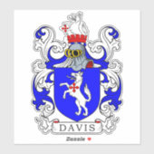 Sticker Davis Family Crest (Feuille)