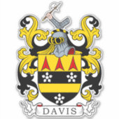 Sticker Davis Family Crest (Devant)