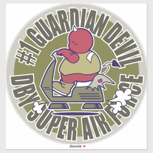Sticker DBY Super Air Force (Feuille)