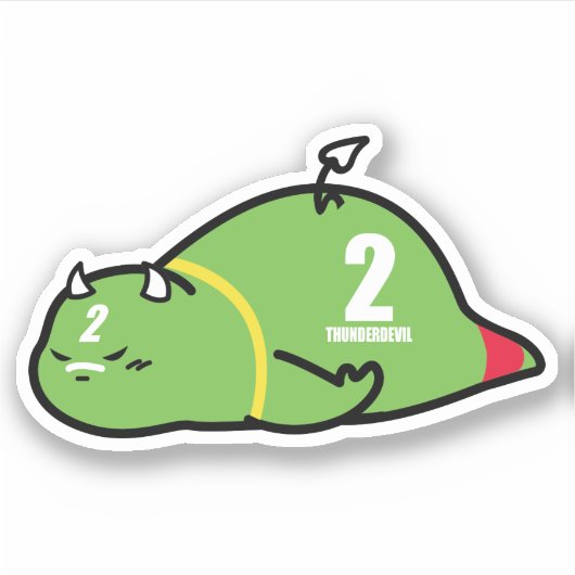 Sticker DBY's ThunderDevils2 (Devant)