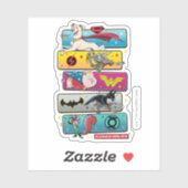 Sticker DC League of Super-Pets Panels (Feuille)
