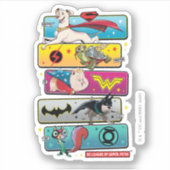 Sticker DC League of Super-Pets Panels (Devant)