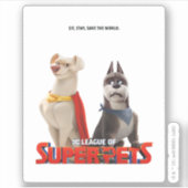 Sticker DC League of Super-Pets Theatrical Art (Devant)