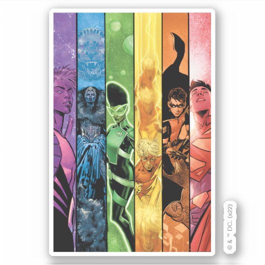 Sticker DC Pride Comic Cover 2022 (Devant)