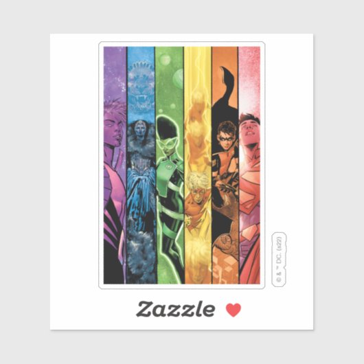 Sticker DC Pride Comic Cover 2022 (Feuille)