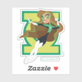 Sticker DC Super Hero Girls Green Lantern (Feuille)