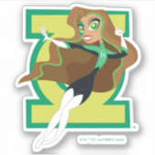 Sticker DC Super Hero Girls Green Lantern (Devant)