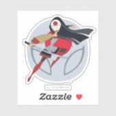 Sticker DC Super Hero Girls Katana (Feuille)