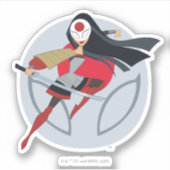 Sticker DC Super Hero Girls Katana (Devant)