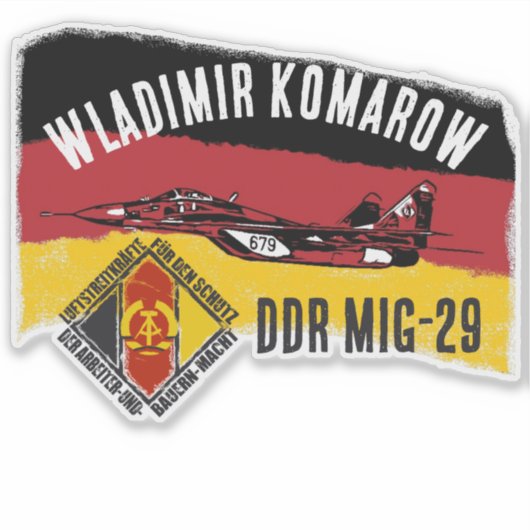STICKER DDT MIG 29 (Devant)