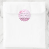 Sticker de Baby shower rose jolie (Sac)