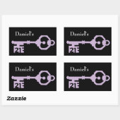 Sticker de balise clé Mens Vector 21st Birthday Pa (Feuille)