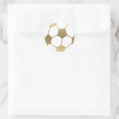 Sticker de balle de football en or Faux (Sac)