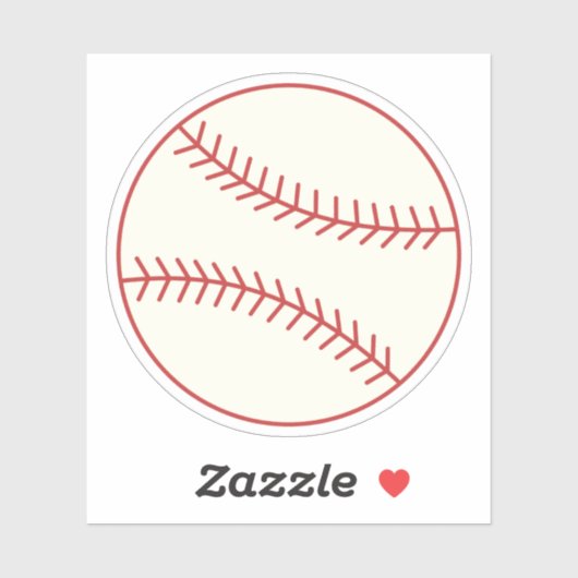 Sticker de baseball (Feuille)