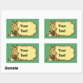 Sticker de baseball Giraffe (Feuille)