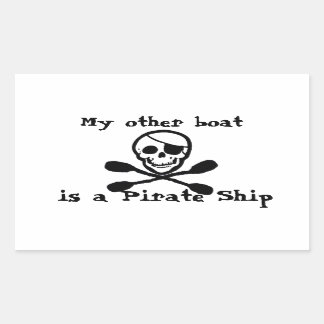 Sticker de bateau pirate Kayak Paddle