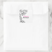 Sticker de beauté Vintage noir et blanc (Sac)