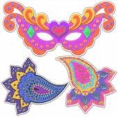 Sticker De Belles Décorations Mascarades (Devant)