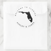 Sticker de bienvenue du Mariage de Floride pour sa (Sac)