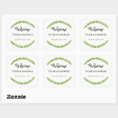 Sticker de bienvenue mariage (Feuille)