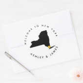 Sticker de bienvenue Mariage de New York pour sac  (Enveloppe)
