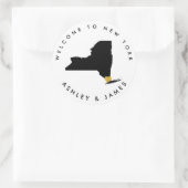 Sticker de bienvenue Mariage de New York pour sac  (Sac)