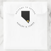 Sticker de bienvenue Mariage du Nevada pour sac bo (Sac)