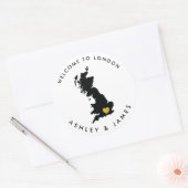 Sticker de bienvenue Mariage Grande-Bretagne, Angl (Enveloppe)