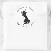 Sticker de bienvenue Mariage Grande-Bretagne, Angl (Sac)