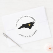 Sticker de bienvenue pour Mariage de Caroline du N (Enveloppe)