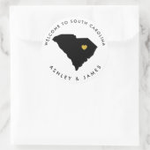 Sticker de bienvenue pour Mariage de Caroline du S (Sac)