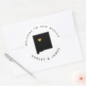 Sticker de bienvenue pour Mariage du Nouveau-Mexiq (Enveloppe)