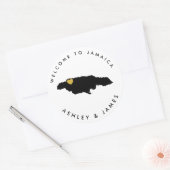Sticker de bienvenue pour Mariage jamaïcain pour b (Enveloppe)