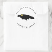 Sticker de bienvenue pour Mariage jamaïcain pour b (Sac)