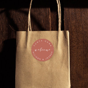 Sticker de bienvenue Tags pour Guest Hotel Welcome