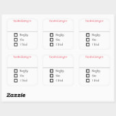 Sticker de boisson Marker Nom Funny Christmas Naug (Feuille)