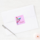 Sticker de boîte à papillon personnalisé (Enveloppe)