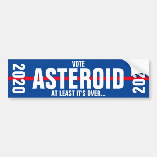 STICKER DE BOULON ASTEROID 2020. (Devant)