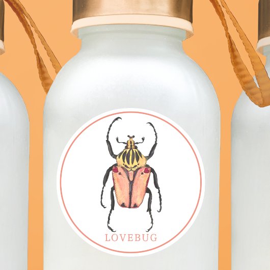 Sticker de bug de Saint Valentin