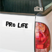STICKER DE BUMPER ANTI-AVORTEMENT (Sur camion)