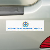 STICKER DE BUMPER ~ PAIX (En voiture)