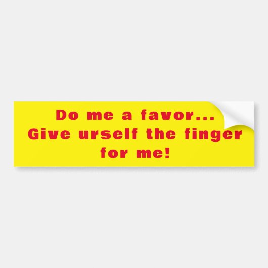 STICKER DE BUMPER PARFAIT (Devant)