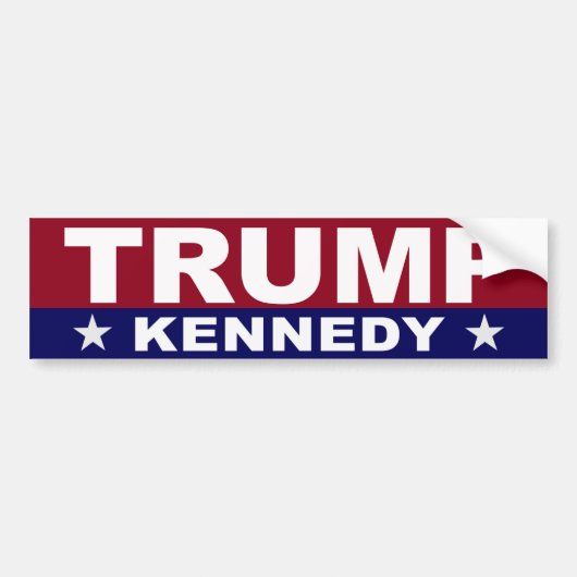 STICKER DE BUMPER TRUMP KENNEDY (Devant)