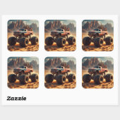 STICKER DE CAMION MONSTER (Feuille)