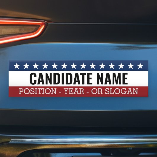 Sticker de campagne classique pour la prochaine él