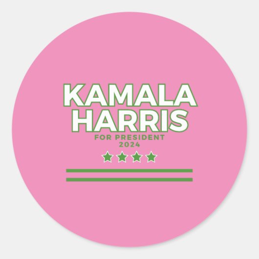 Sticker de campagne présidentielle Kamala Harris 2 (Devant)