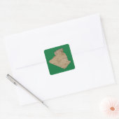 Sticker de carte Algérie (Enveloppe)